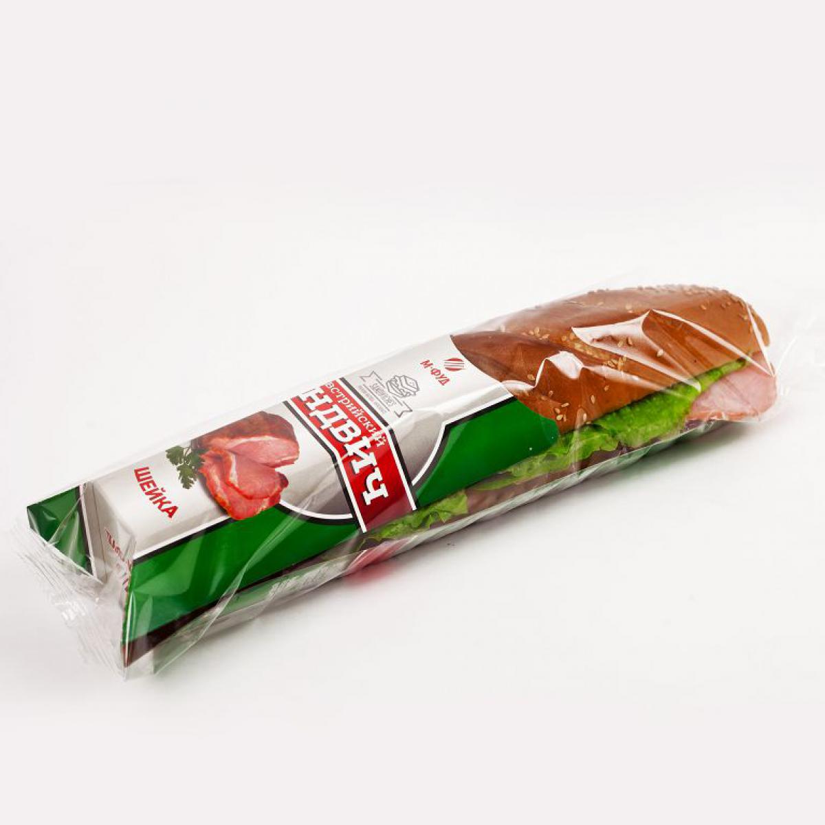 Багет с шейкой копченой 205г